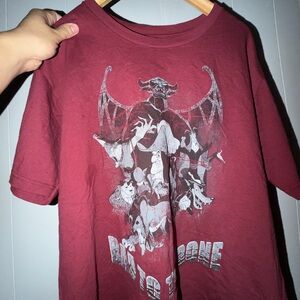 Disney ‘Bad to the bone’ All villains Maroon Graphic Tee - Short Sleeve